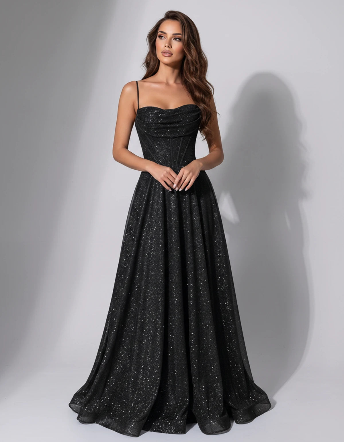 Chiara Maxi Dress — Black | SKU: SD-83957-black-2,SD-83957-black-4,SD-83957-black-6,SD-83957-black-8,SD-83957-black-10,SD-83957-black-12,SD-83957-black-14,SD-83957-black-16,SD-83957-black-16W,SD-83957-black-18W,SD-83957-black-20W,SD-83957-black-22W