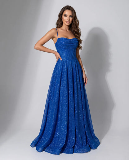 Chiara Maxi Dress — Blue