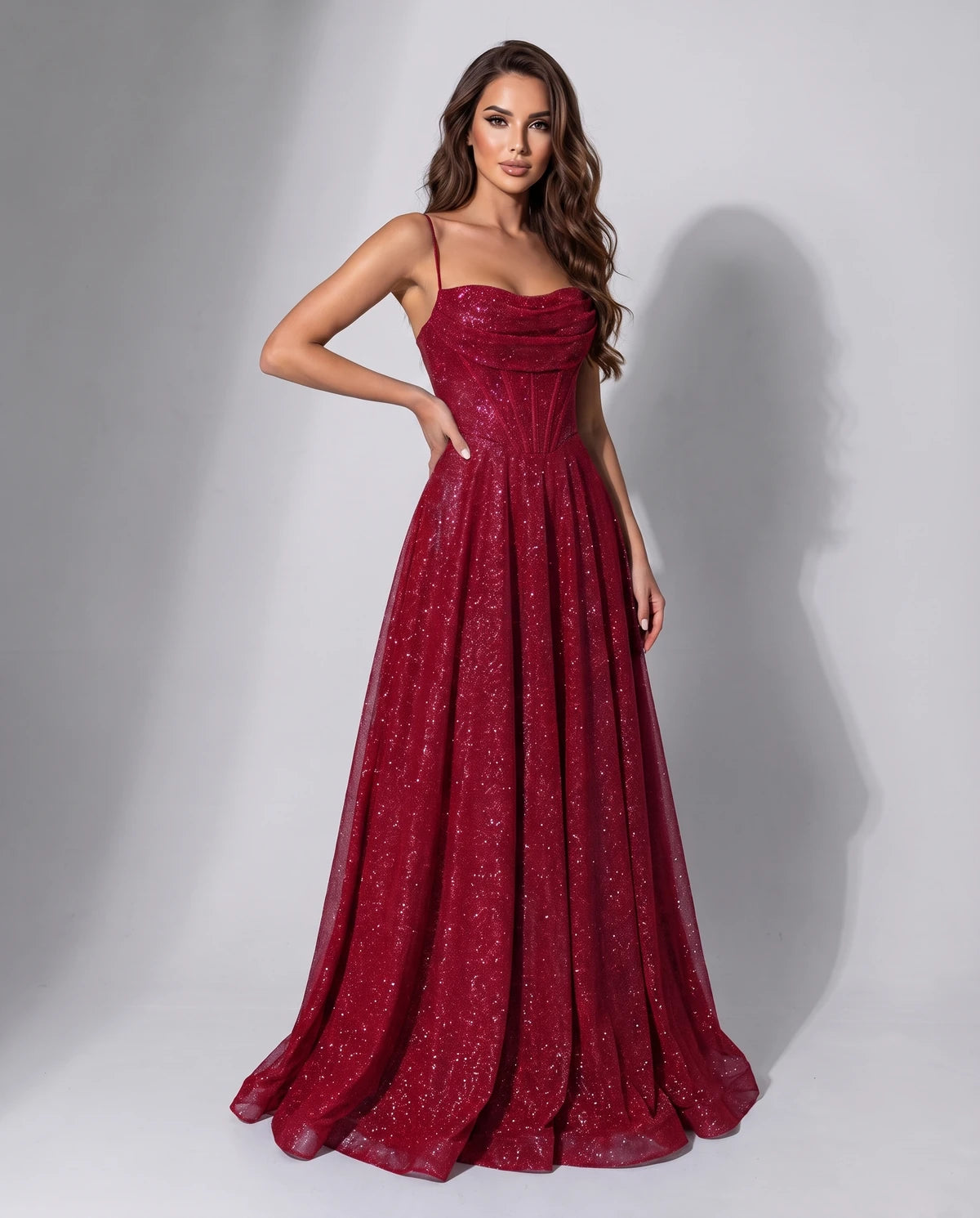 Chiara Maxi Dress — Red