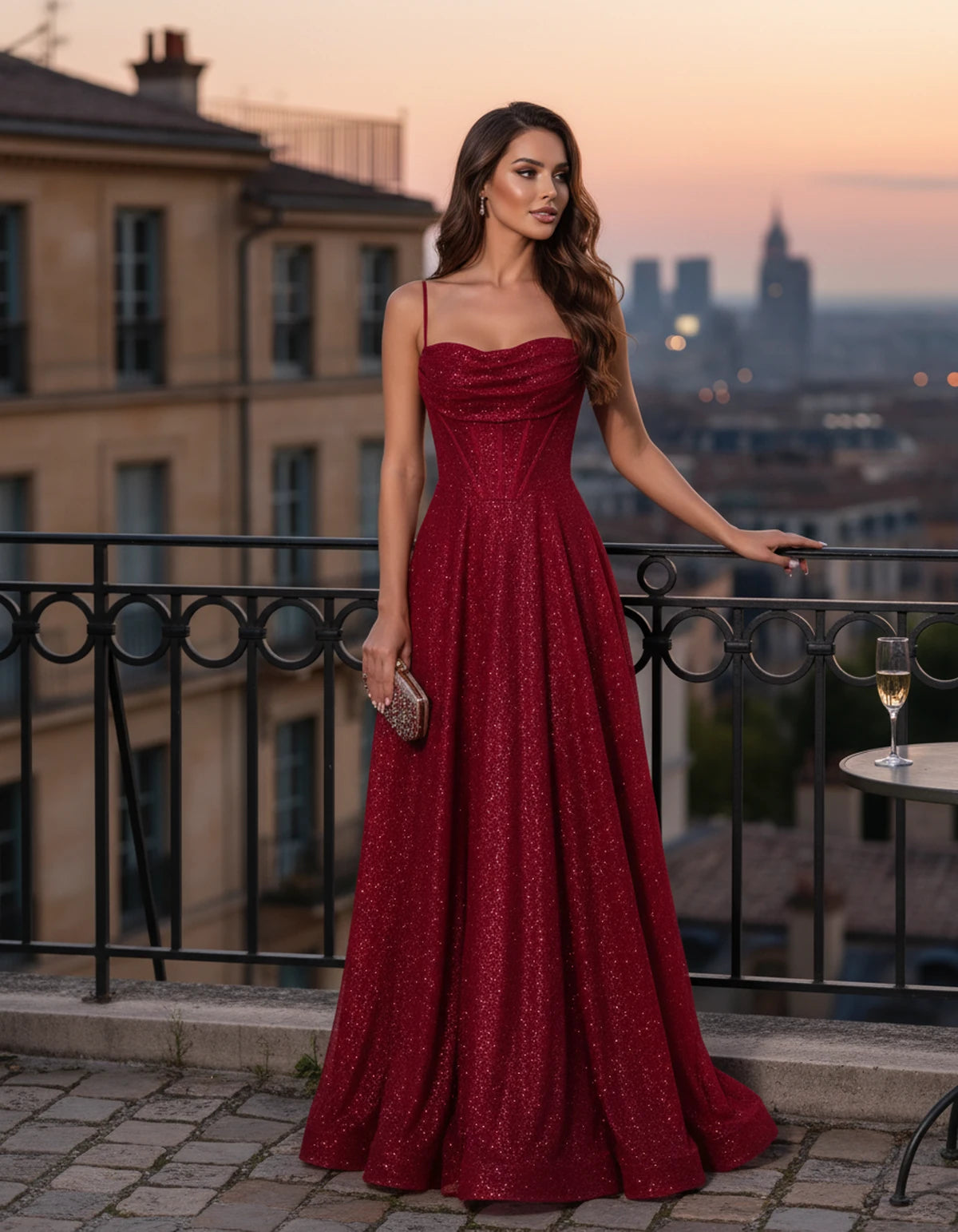 Chiara Maxi Dress — Red | SKU: SD-83957-red-2,SD-83957-red-4,SD-83957-red-6,SD-83957-red-8,SD-83957-red-10,SD-83957-red-12,SD-83957-red-14,SD-83957-red-16,SD-83957-red-16W,SD-83957-red-18W,SD-83957-red-20W,SD-83957-red-22W