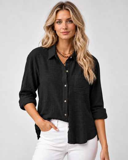 Clarenza Tops — Black