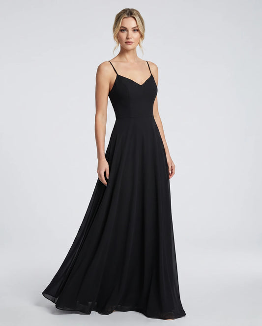 Clarisse Maxi Dress — Black