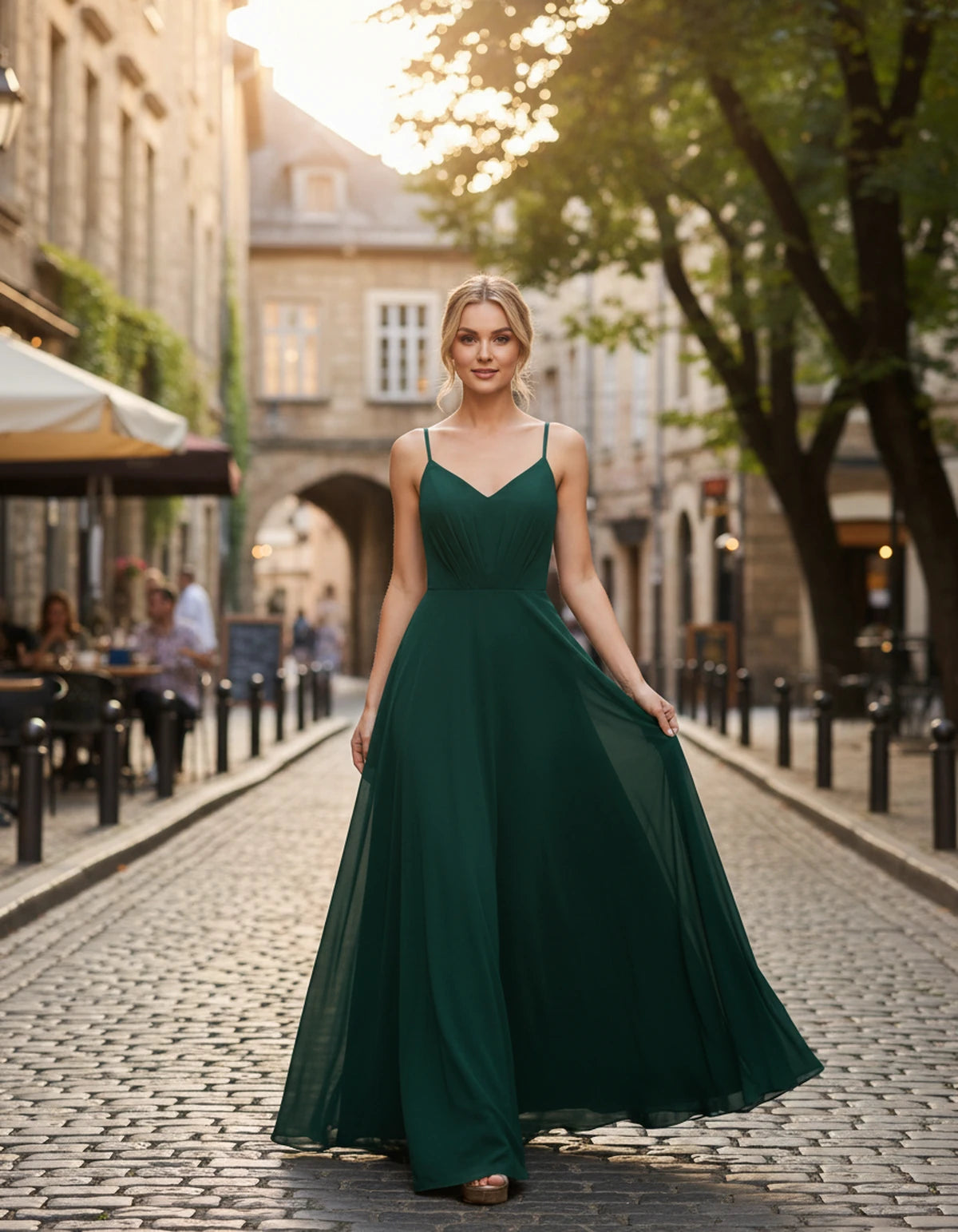 Clarisse Maxi Dress — Green | SKU: SD-08901-green-2,SD-08901-green-4,SD-08901-green-6,SD-08901-green-8,SD-08901-green-10,SD-08901-green-12,SD-08901-green-14,SD-08901-green-16,SD-08901-green-16W,SD-08901-green-18W,SD-08901-green-20W,SD-08901-green-22W