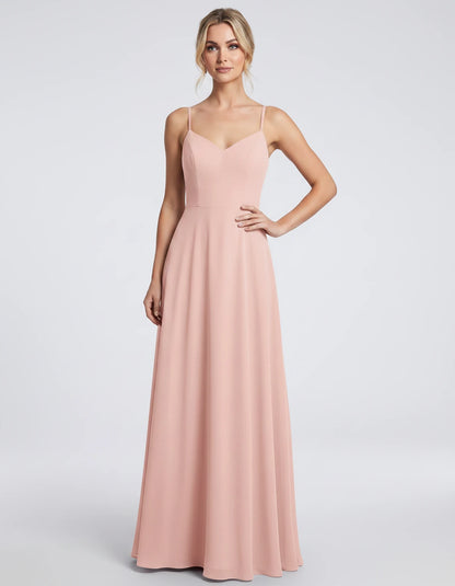 Clarisse Maxi Dress — Pink | SKU: SD-08901-pink-2,SD-08901-pink-4,SD-08901-pink-6,SD-08901-pink-8,SD-08901-pink-10,SD-08901-pink-12,SD-08901-pink-14,SD-08901-pink-16,SD-08901-pink-16W,SD-08901-pink-18W,SD-08901-pink-20W,SD-08901-pink-22W