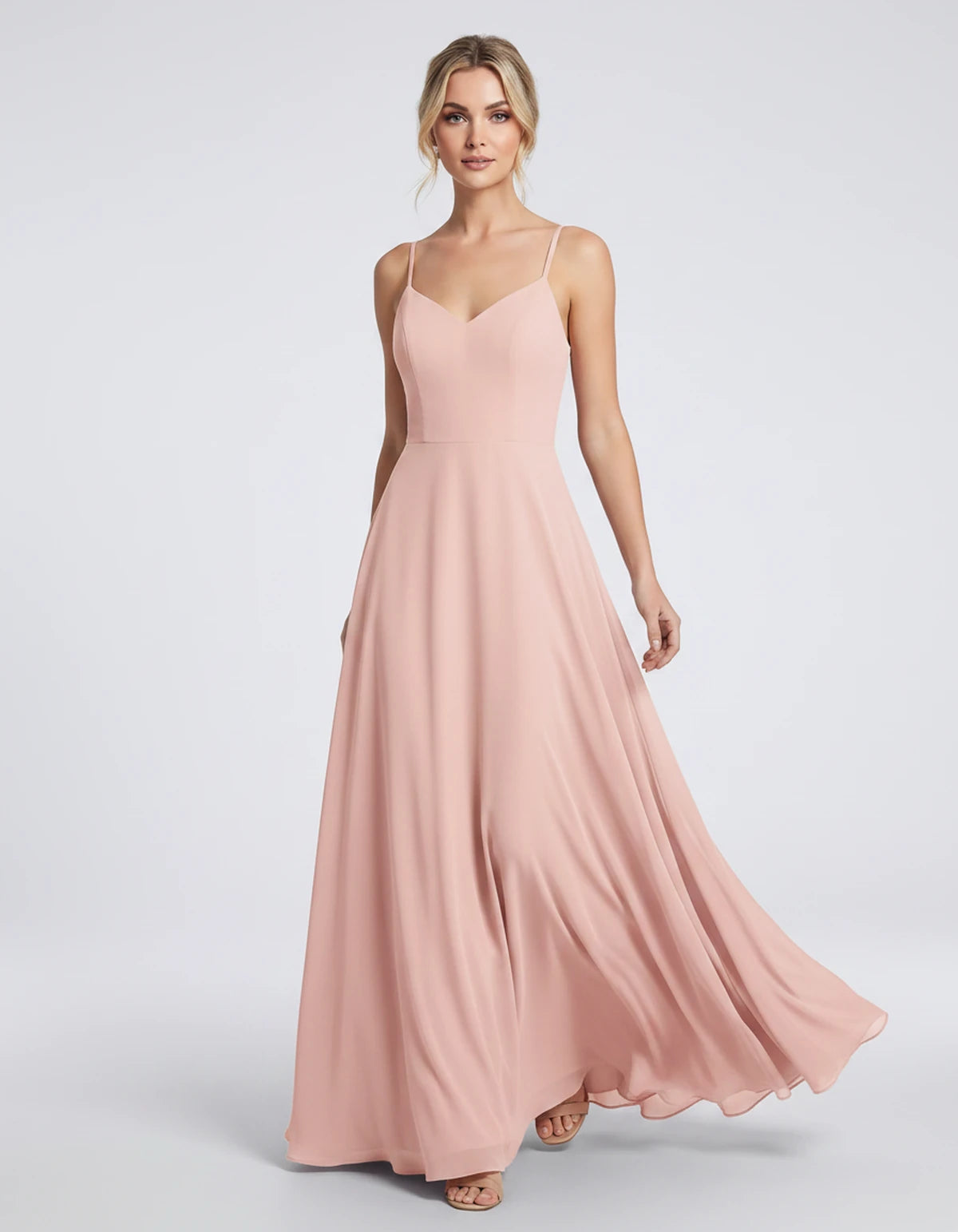 Clarisse Maxi Dress — Pink | SKU: SD-08901-pink-2,SD-08901-pink-4,SD-08901-pink-6,SD-08901-pink-8,SD-08901-pink-10,SD-08901-pink-12,SD-08901-pink-14,SD-08901-pink-16,SD-08901-pink-16W,SD-08901-pink-18W,SD-08901-pink-20W,SD-08901-pink-22W