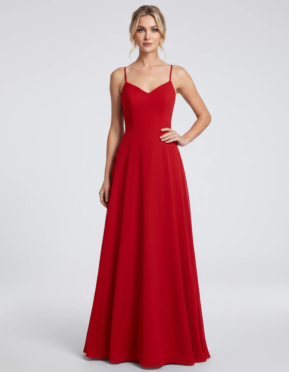 Clarisse Maxi Dress — Red | SKU: SD-08901-red-2,SD-08901-red-4,SD-08901-red-6,SD-08901-red-8,SD-08901-red-10,SD-08901-red-12,SD-08901-red-14,SD-08901-red-16,SD-08901-red-16W,SD-08901-red-18W,SD-08901-red-20W,SD-08901-red-22W