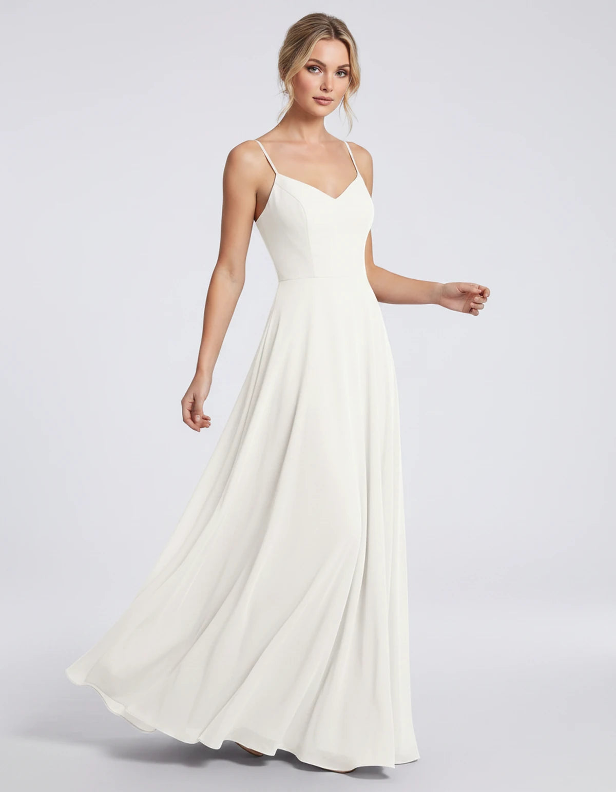 Clarisse Maxi Dress — White | SKU: SD-08901-white-2,SD-08901-white-4,SD-08901-white-6,SD-08901-white-8,SD-08901-white-10,SD-08901-white-12,SD-08901-white-14,SD-08901-white-16,SD-08901-white-16W,SD-08901-white-18W,SD-08901-white-20W,SD-08901-white-22W