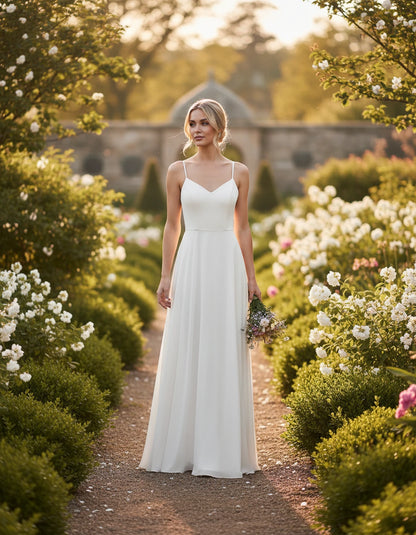 Clarisse Maxi Dress — White | SKU: SD-08901-white-2,SD-08901-white-4,SD-08901-white-6,SD-08901-white-8,SD-08901-white-10,SD-08901-white-12,SD-08901-white-14,SD-08901-white-16,SD-08901-white-16W,SD-08901-white-18W,SD-08901-white-20W,SD-08901-white-22W