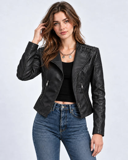 Clematisse Jackets — Black | SKU: RB-f18ce5-black-XS,RB-f18ce5-black-S,RB-f18ce5-black-M,RB-f18ce5-black-L,RB-f18ce5-black-XL,RB-f18ce5-black-2XL