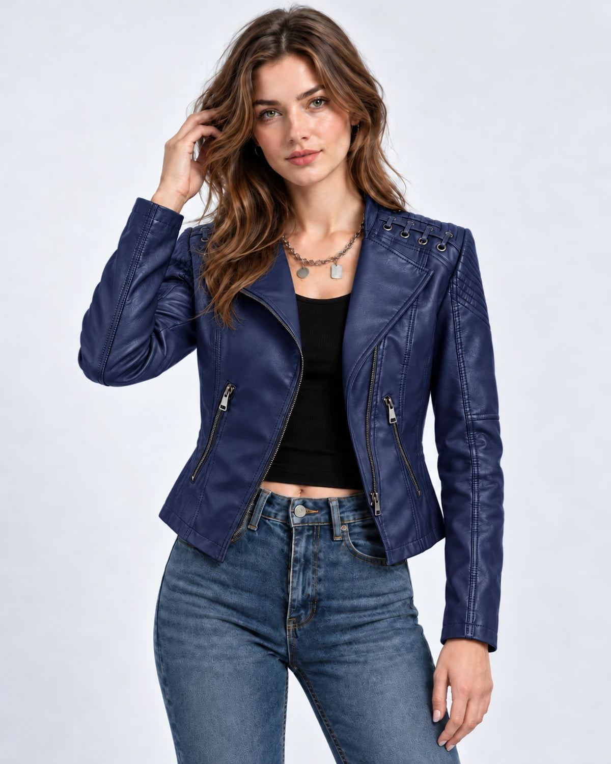Clematisse Jackets — Navy | SKU: RB-f18ce5-navy-XS,RB-f18ce5-navy-S,RB-f18ce5-navy-M,RB-f18ce5-navy-L,RB-f18ce5-navy-XL,RB-f18ce5-navy-2XL