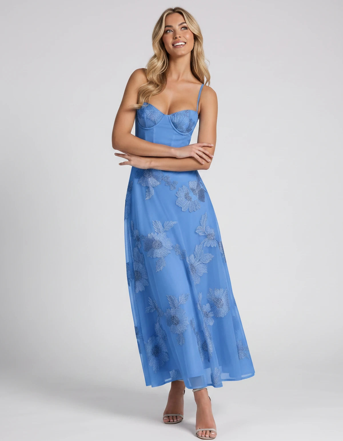 Coralie Midi Dresses — Blue | SKU: RB-fe4e1b-blue-2,RB-fe4e1b-blue-4,RB-fe4e1b-blue-6,RB-fe4e1b-blue-8,RB-fe4e1b-blue-10,RB-fe4e1b-blue-12,RB-fe4e1b-blue-14,RB-fe4e1b-blue-16,RB-fe4e1b-blue-16W,RB-fe4e1b-blue-18W,RB-fe4e1b-blue-20W,RB-fe4e1b-blue-22W
