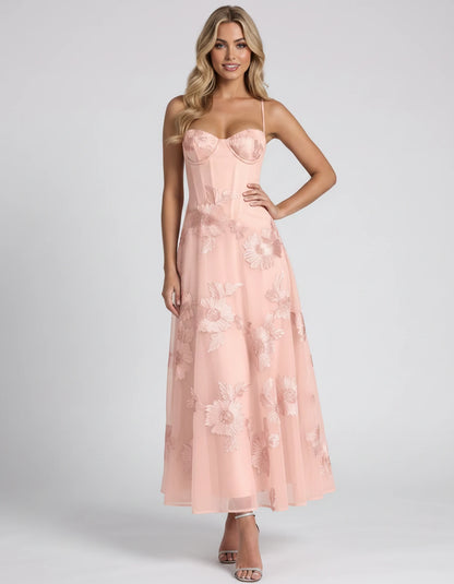 Coralie Midi Dresses — Pink | SKU: RB-fe4e1b-pink-2,RB-fe4e1b-pink-4,RB-fe4e1b-pink-6,RB-fe4e1b-pink-8,RB-fe4e1b-pink-10,RB-fe4e1b-pink-12,RB-fe4e1b-pink-14,RB-fe4e1b-pink-16,RB-fe4e1b-pink-16W,RB-fe4e1b-pink-18W,RB-fe4e1b-pink-20W,RB-fe4e1b-pink-22W