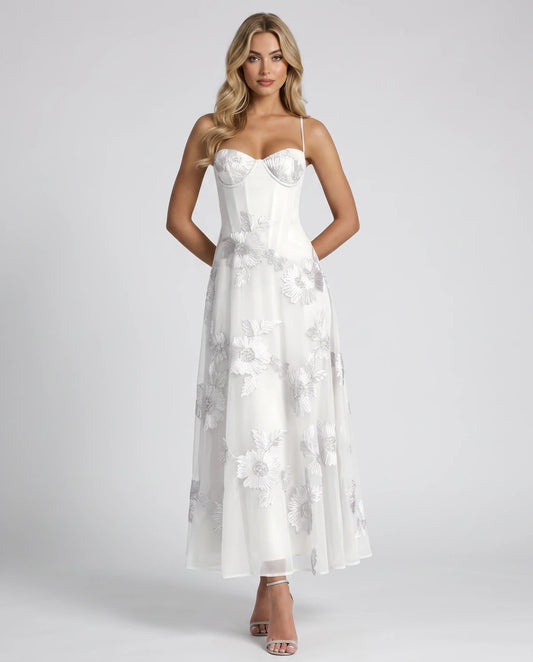 Coralie Midi Dresses — White