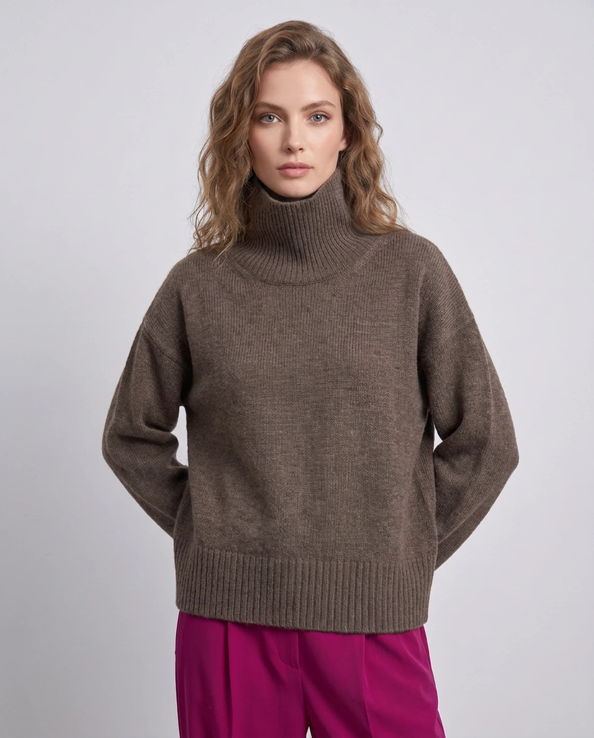 Coralise Sweaters — Brown | SKU: RB-ae16e8-brown-XS,RB-ae16e8-brown-S,RB-ae16e8-brown-M,RB-ae16e8-brown-L,RB-ae16e8-brown-XL,RB-ae16e8-brown-2XL