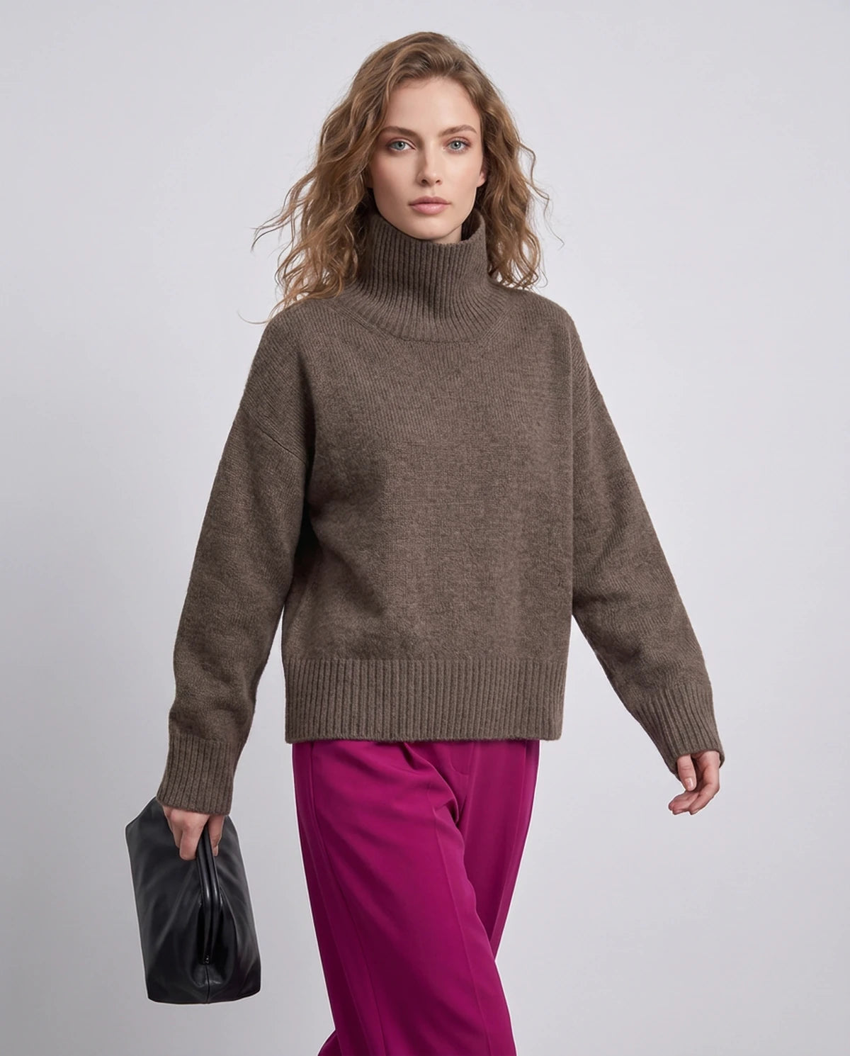 Coralise Sweaters — Brown | SKU: RB-ae16e8-brown-XS,RB-ae16e8-brown-S,RB-ae16e8-brown-M,RB-ae16e8-brown-L,RB-ae16e8-brown-XL,RB-ae16e8-brown-2XL