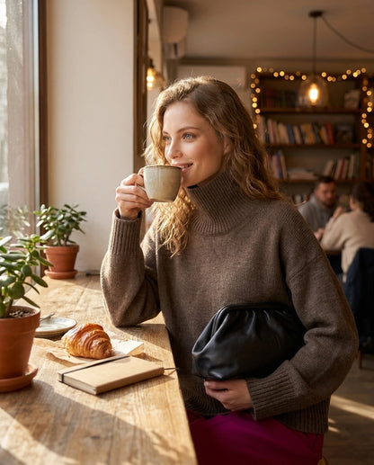 Coralise Sweaters — Brown | SKU: RB-ae16e8-brown-XS,RB-ae16e8-brown-S,RB-ae16e8-brown-M,RB-ae16e8-brown-L,RB-ae16e8-brown-XL,RB-ae16e8-brown-2XL