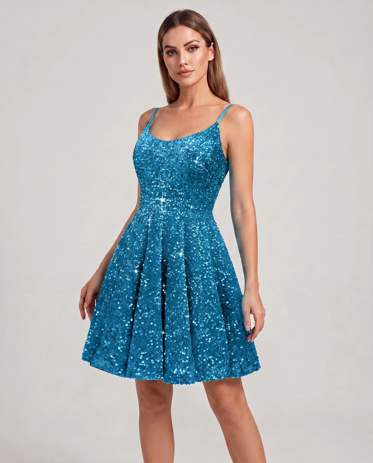 Cosima Midi Dresses — Blue