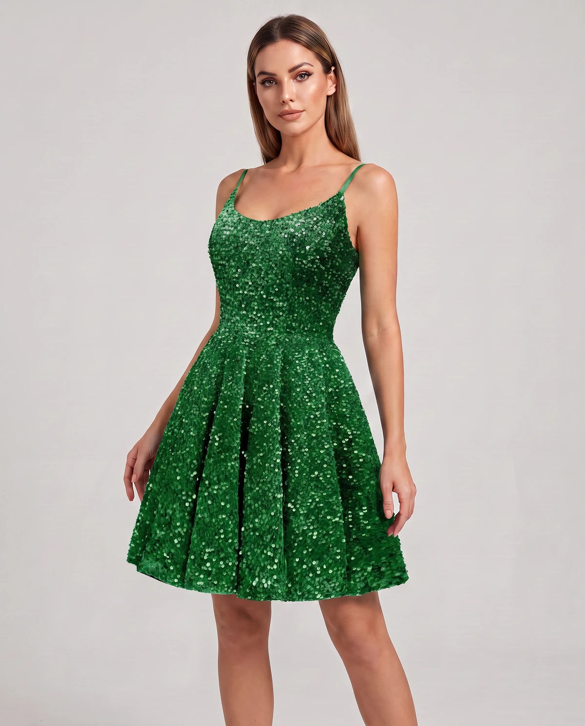 Cosima Midi Dresses — Green