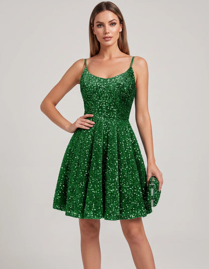 Cosima Midi Dresses — Green | SKU: SD-52919-green-2,SD-52919-green-4,SD-52919-green-6,SD-52919-green-8,SD-52919-green-10,SD-52919-green-12,SD-52919-green-14,SD-52919-green-16,SD-52919-green-16W,SD-52919-green-18W,SD-52919-green-20W,SD-52919-green-22W