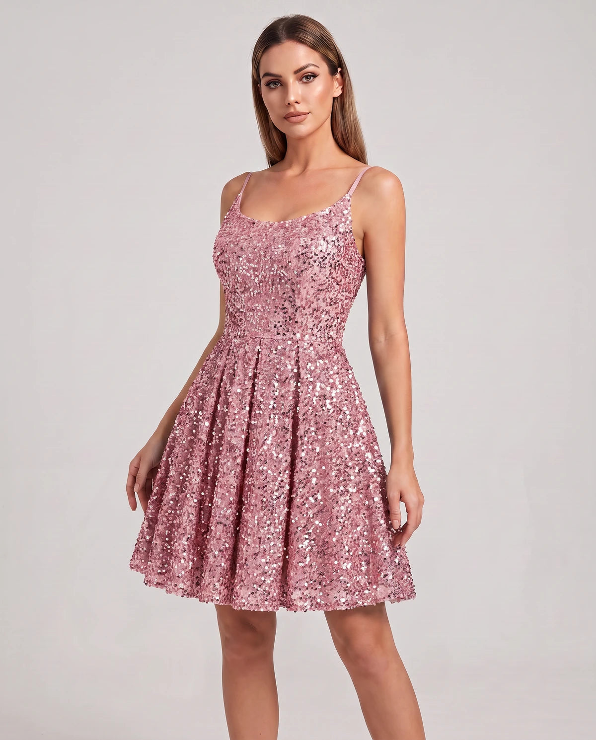 Cosima Midi Dresses — Pink