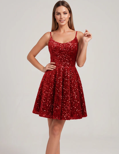Cosima Midi Dresses — Red | SKU: SD-52919-red-2,SD-52919-red-4,SD-52919-red-6,SD-52919-red-8,SD-52919-red-10,SD-52919-red-12,SD-52919-red-14,SD-52919-red-16,SD-52919-red-16W,SD-52919-red-18W,SD-52919-red-20W,SD-52919-red-22W