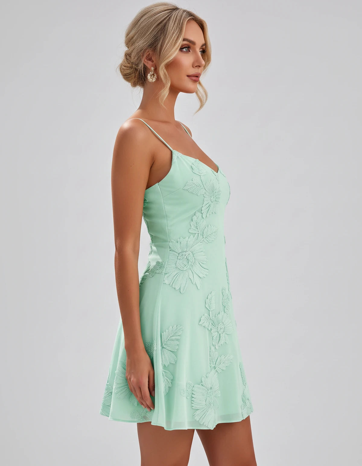 Coventry Mini Dresses — Green | SKU: RB-f4fc0f-green-2,RB-f4fc0f-green-4,RB-f4fc0f-green-6,RB-f4fc0f-green-8,RB-f4fc0f-green-10,RB-f4fc0f-green-12,RB-f4fc0f-green-14,RB-f4fc0f-green-16,RB-f4fc0f-green-16W,RB-f4fc0f-green-18W,RB-f4fc0f-green-20W,RB-f4fc0f-green-22W