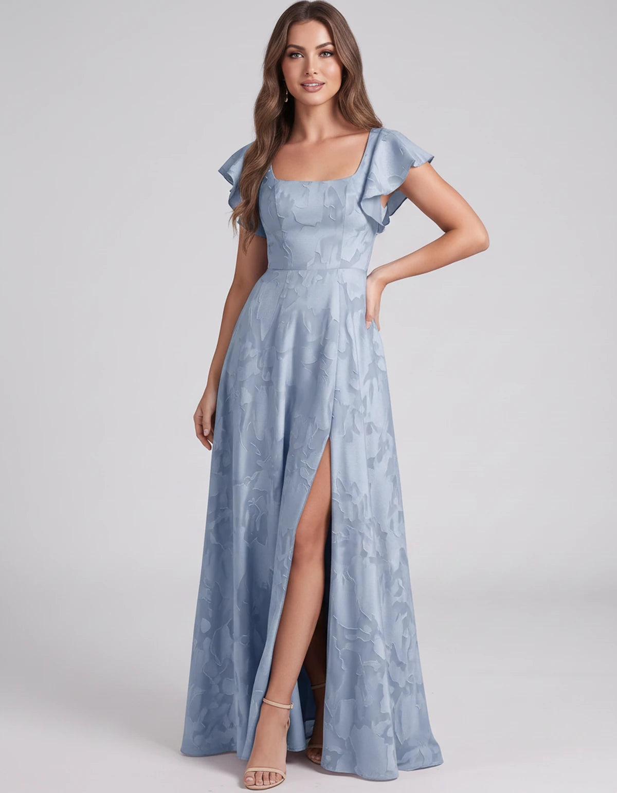 Cressida Maxi Dresses — Dusty Blue | SKU: RB-84aba5-dustyb76-2,RB-84aba5-dustyb76-4,RB-84aba5-dustyb76-6,RB-84aba5-dustyb76-8,RB-84aba5-dustyb76-10,RB-84aba5-dustyb76-12,RB-84aba5-dustyb76-14,RB-84aba5-dustyb76-16,RB-84aba5-dustyb76-16W,RB-84aba5-dustyb76-18W,RB-84aba5-dustyb76-20W,RB-84aba5-dustyb76-22W