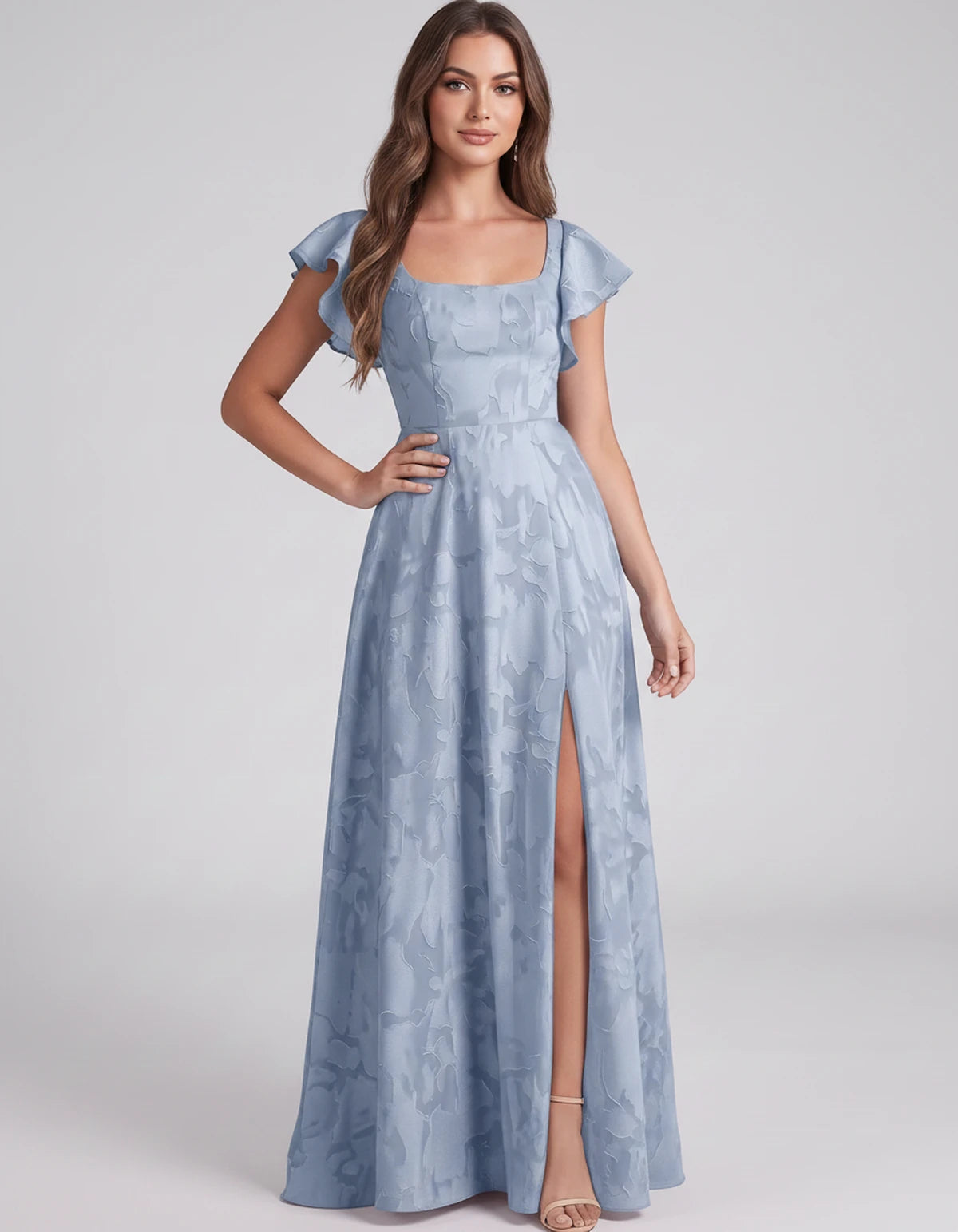 Cressida Maxi Dresses — Dusty Blue | SKU: RB-84aba5-dustyb76-2,RB-84aba5-dustyb76-4,RB-84aba5-dustyb76-6,RB-84aba5-dustyb76-8,RB-84aba5-dustyb76-10,RB-84aba5-dustyb76-12,RB-84aba5-dustyb76-14,RB-84aba5-dustyb76-16,RB-84aba5-dustyb76-16W,RB-84aba5-dustyb76-18W,RB-84aba5-dustyb76-20W,RB-84aba5-dustyb76-22W
