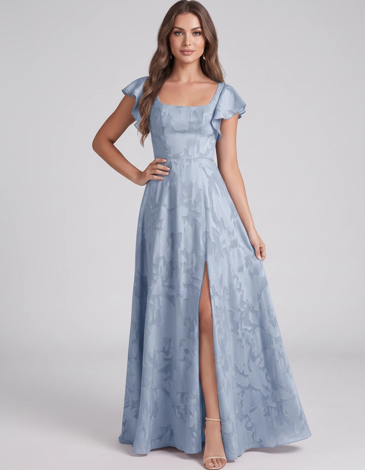Cressida Maxi Dresses — Dusty Blue | SKU: RB-84aba5-dustyb76-2,RB-84aba5-dustyb76-4,RB-84aba5-dustyb76-6,RB-84aba5-dustyb76-8,RB-84aba5-dustyb76-10,RB-84aba5-dustyb76-12,RB-84aba5-dustyb76-14,RB-84aba5-dustyb76-16,RB-84aba5-dustyb76-16W,RB-84aba5-dustyb76-18W,RB-84aba5-dustyb76-20W,RB-84aba5-dustyb76-22W