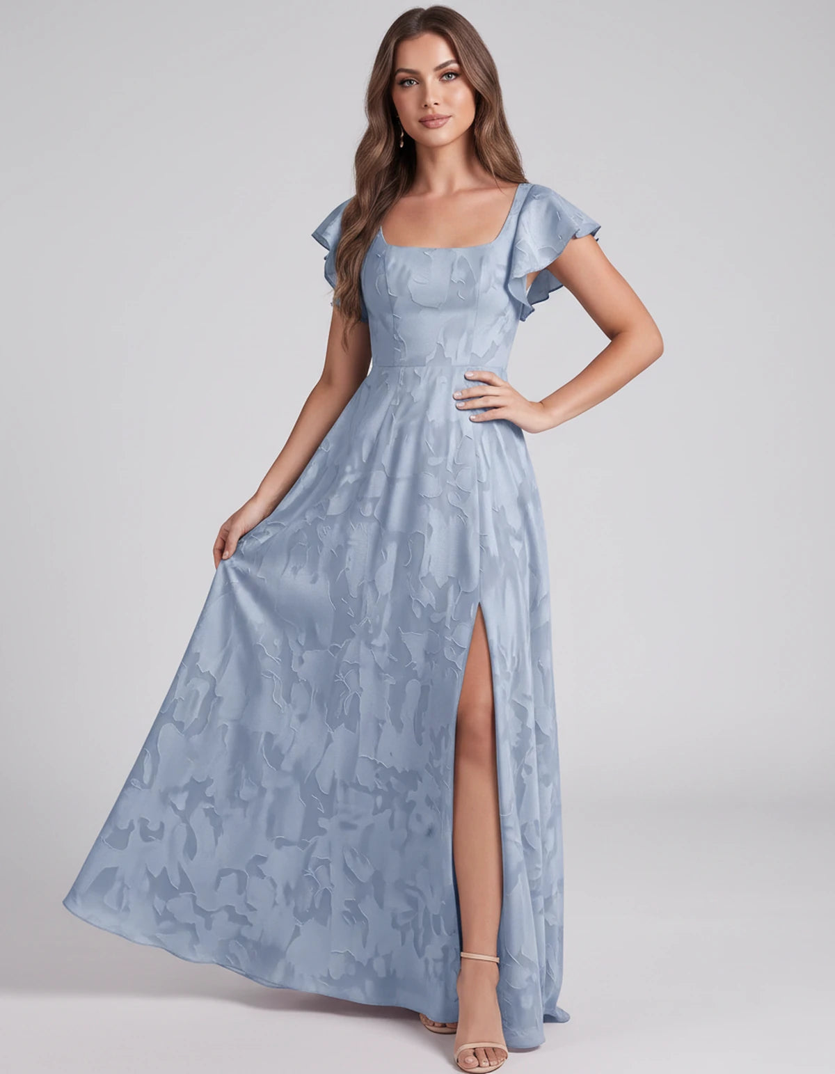 Cressida Maxi Dresses — Dusty Blue | SKU: RB-84aba5-dustyb76-2,RB-84aba5-dustyb76-4,RB-84aba5-dustyb76-6,RB-84aba5-dustyb76-8,RB-84aba5-dustyb76-10,RB-84aba5-dustyb76-12,RB-84aba5-dustyb76-14,RB-84aba5-dustyb76-16,RB-84aba5-dustyb76-16W,RB-84aba5-dustyb76-18W,RB-84aba5-dustyb76-20W,RB-84aba5-dustyb76-22W