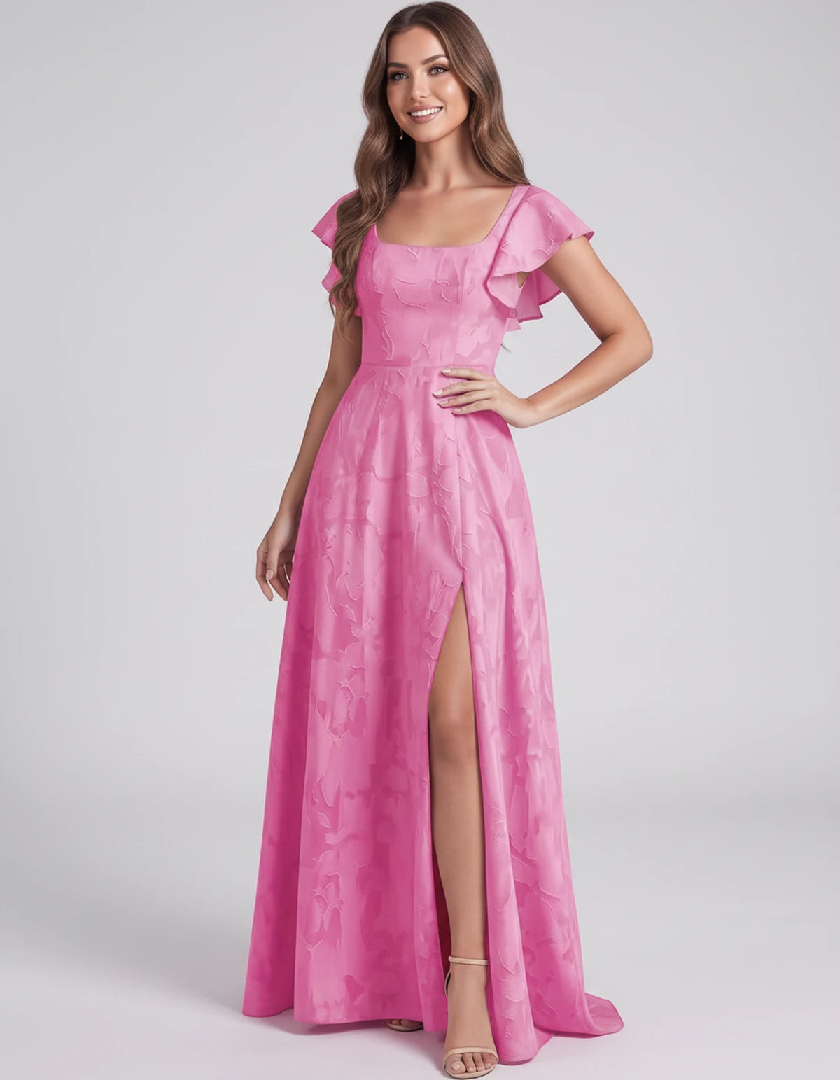 Cressida Maxi Dresses — Pink | SKU: RB-84aba5-pink-2,RB-84aba5-pink-4,RB-84aba5-pink-6,RB-84aba5-pink-8,RB-84aba5-pink-10,RB-84aba5-pink-12,RB-84aba5-pink-14,RB-84aba5-pink-16,RB-84aba5-pink-16W,RB-84aba5-pink-18W,RB-84aba5-pink-20W,RB-84aba5-pink-22W
