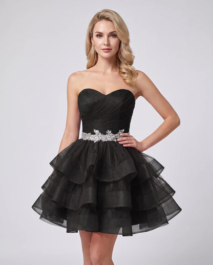 Cypressa Mini Dress — Black