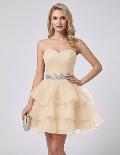 Cypressa Mini Dress — Champagne | SKU: RB-2da162-champa2e-2,RB-2da162-champa2e-4,RB-2da162-champa2e-6,RB-2da162-champa2e-8,RB-2da162-champa2e-10,RB-2da162-champa2e-12,RB-2da162-champa2e-14,RB-2da162-champa2e-14W,RB-2da162-champa2e-16,RB-2da162-champa2e-16W,RB-2da162-champa2e-18W,RB-2da162-champa2e-20W