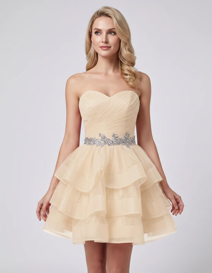Cypressa Mini Dress — Champagne | SKU: RB-2da162-champa2e-2,RB-2da162-champa2e-4,RB-2da162-champa2e-6,RB-2da162-champa2e-8,RB-2da162-champa2e-10,RB-2da162-champa2e-12,RB-2da162-champa2e-14,RB-2da162-champa2e-14W,RB-2da162-champa2e-16,RB-2da162-champa2e-16W,RB-2da162-champa2e-18W,RB-2da162-champa2e-20W