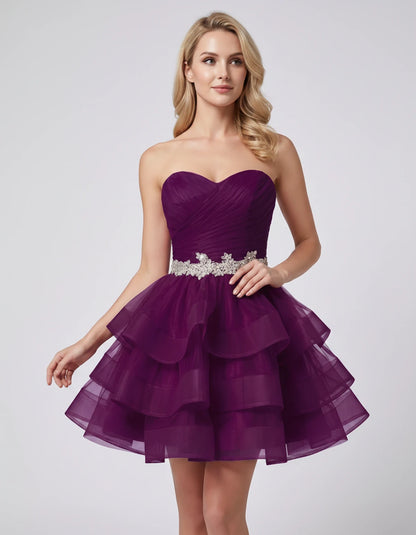 Cypressa Mini Dress — Grape | SKU: RB-2da162-grape-2,RB-2da162-grape-4,RB-2da162-grape-6,RB-2da162-grape-8,RB-2da162-grape-10,RB-2da162-grape-12,RB-2da162-grape-14,RB-2da162-grape-14W,RB-2da162-grape-16,RB-2da162-grape-16W,RB-2da162-grape-18W,RB-2da162-grape-20W