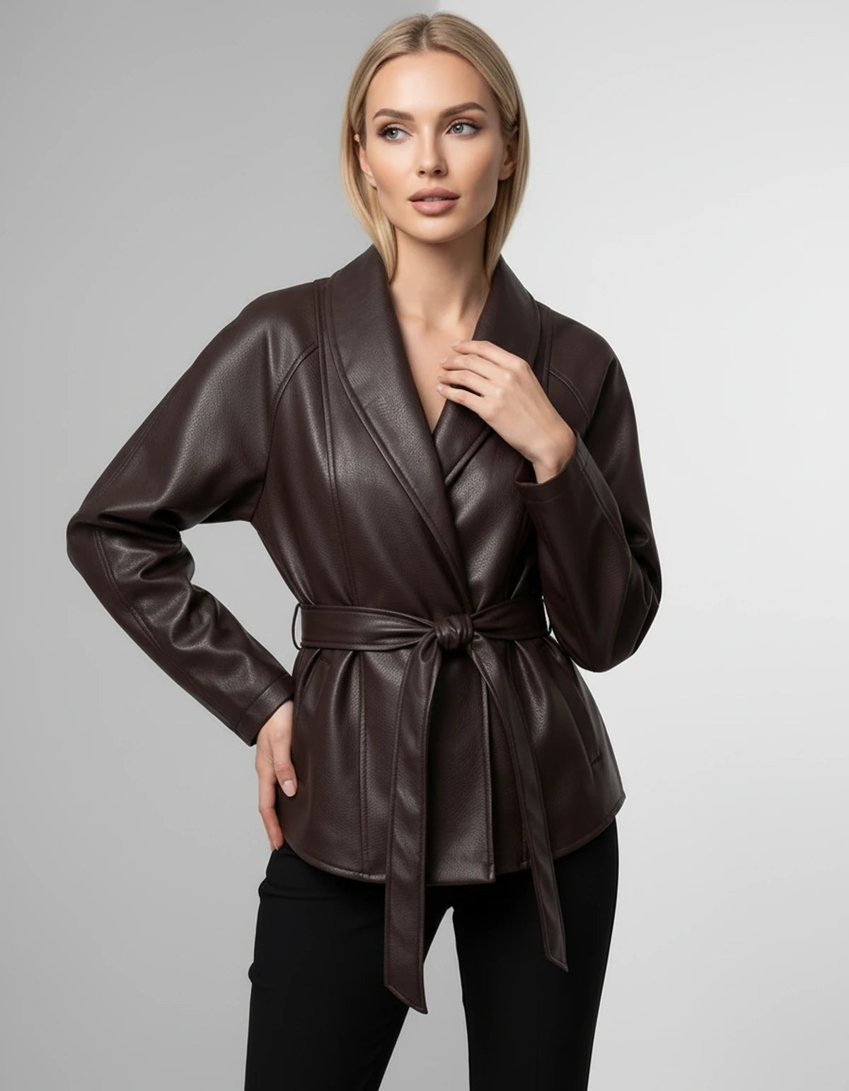 Daliane Jackets — Brown | SKU: RB-56fcce-brown-XS,RB-56fcce-brown-S,RB-56fcce-brown-M,RB-56fcce-brown-L