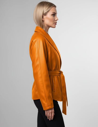 Daliane Jackets — Orange | SKU: RB-56fcce-orange-XS,RB-56fcce-orange-S,RB-56fcce-orange-M,RB-56fcce-orange-L