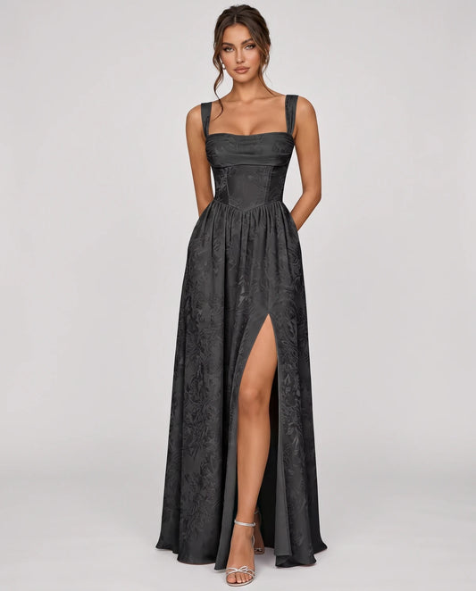 Damaris Maxi Dresses — Black