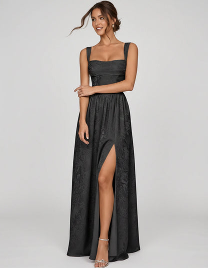 Damaris Maxi Dresses — Black | SKU: RB-80870f-black-2,RB-80870f-black-4,RB-80870f-black-6,RB-80870f-black-8,RB-80870f-black-10,RB-80870f-black-12,RB-80870f-black-14,RB-80870f-black-16,RB-80870f-black-16W,RB-80870f-black-18W,RB-80870f-black-20W,RB-80870f-black-22W