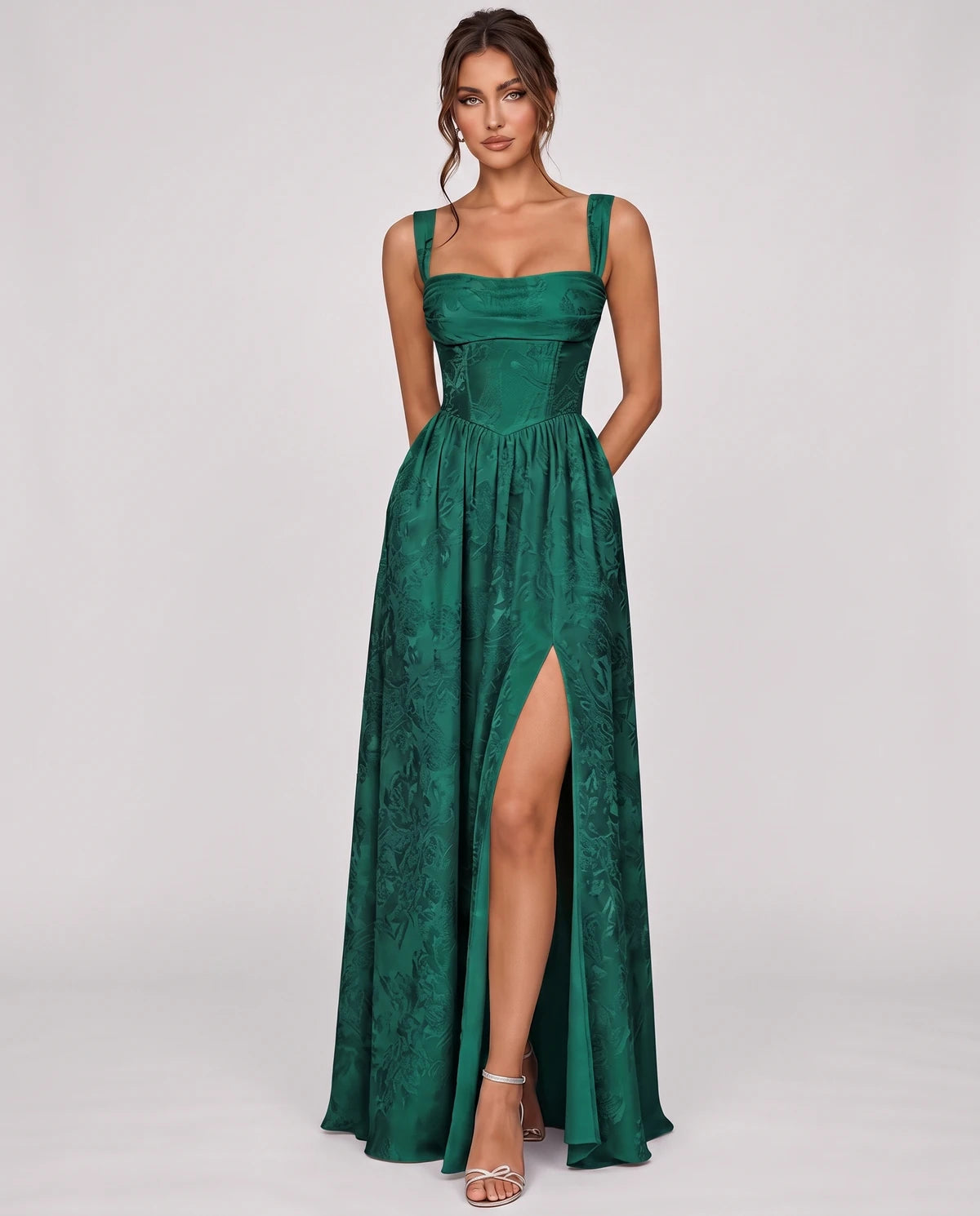 Damaris Maxi Dresses — Emerald