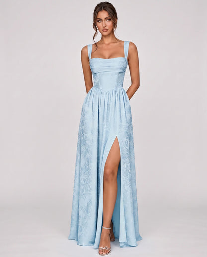 Damaris Maxi Dresses — Light Blue