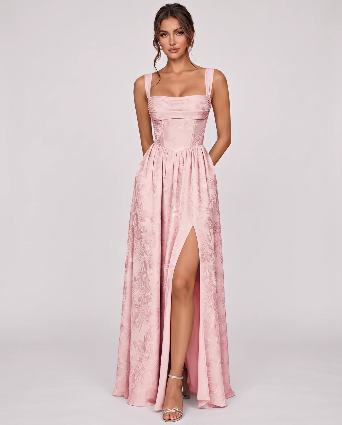 Damaris Maxi Dresses — Pink