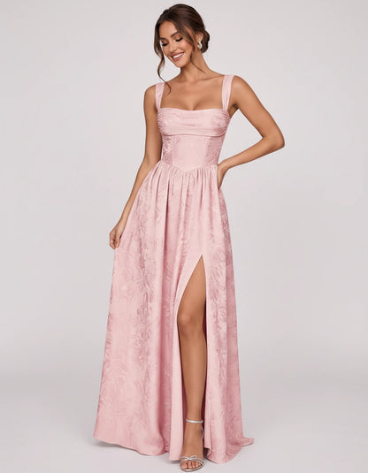 Damaris Maxi Dresses — Pink | SKU: RB-80870f-pink-2,RB-80870f-pink-4,RB-80870f-pink-6,RB-80870f-pink-8,RB-80870f-pink-10,RB-80870f-pink-12,RB-80870f-pink-14,RB-80870f-pink-16,RB-80870f-pink-16W,RB-80870f-pink-18W,RB-80870f-pink-20W,RB-80870f-pink-22W