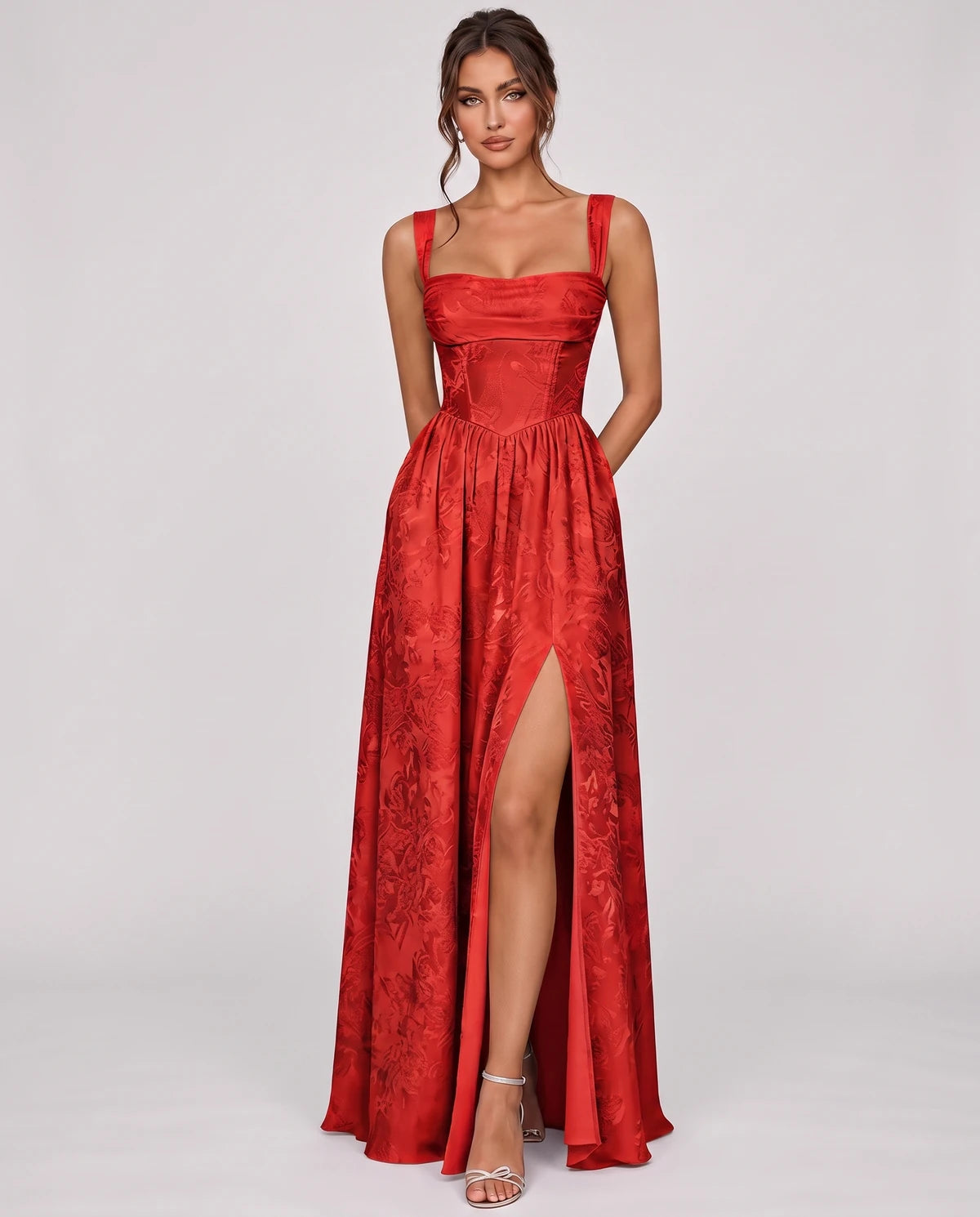 Damaris Maxi Dresses — Red
