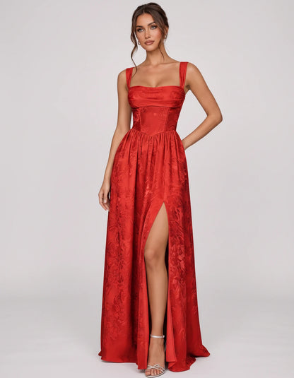 Damaris Maxi Dresses — Red | SKU: RB-80870f-red-2,RB-80870f-red-4,RB-80870f-red-6,RB-80870f-red-8,RB-80870f-red-10,RB-80870f-red-12,RB-80870f-red-14,RB-80870f-red-16,RB-80870f-red-16W,RB-80870f-red-18W,RB-80870f-red-20W,RB-80870f-red-22W