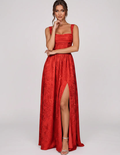 Damaris Maxi Dresses — Red | SKU: RB-80870f-red-2,RB-80870f-red-4,RB-80870f-red-6,RB-80870f-red-8,RB-80870f-red-10,RB-80870f-red-12,RB-80870f-red-14,RB-80870f-red-16,RB-80870f-red-16W,RB-80870f-red-18W,RB-80870f-red-20W,RB-80870f-red-22W