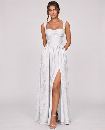 Damaris Maxi Dresses — White