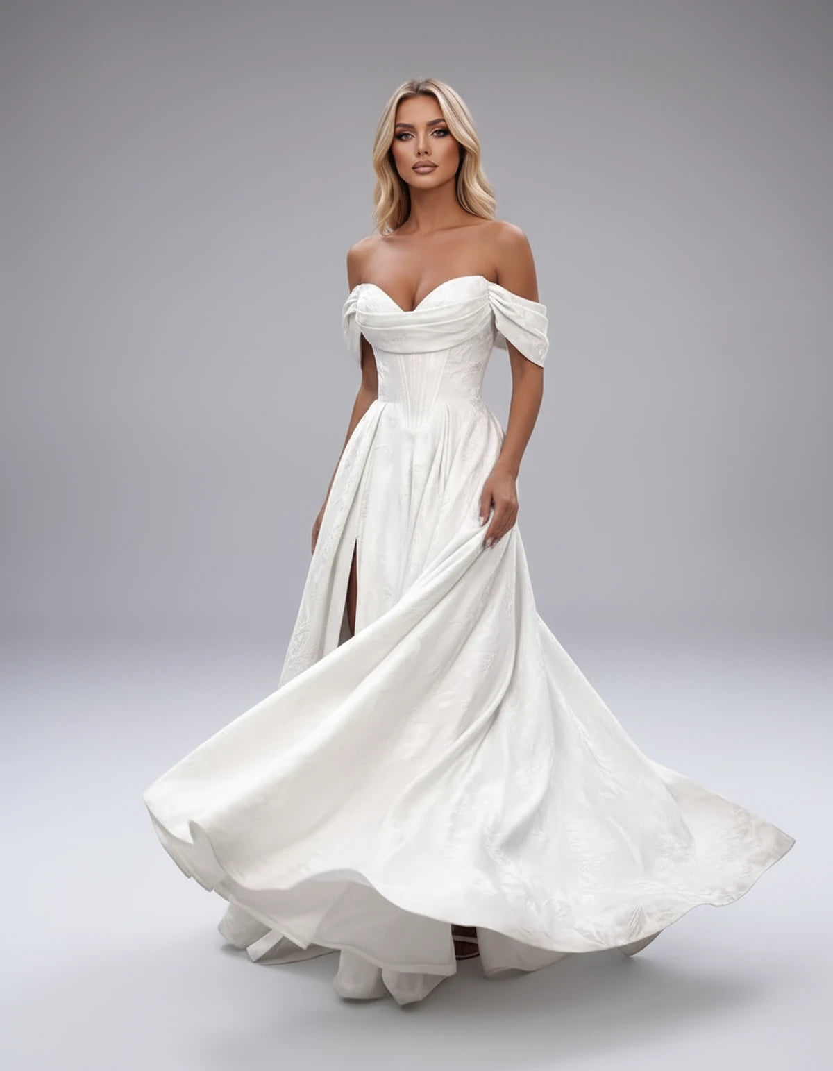 Delphine Maxi Dresses — White | SKU: RB-3cd2db-white-2,RB-3cd2db-white-4,RB-3cd2db-white-6,RB-3cd2db-white-8,RB-3cd2db-white-10,RB-3cd2db-white-12,RB-3cd2db-white-14,RB-3cd2db-white-16,RB-3cd2db-white-16 Plus,RB-3cd2db-white-20 Plus,RB-3cd2db-white-24 Plus,RB-3cd2db-white-22W