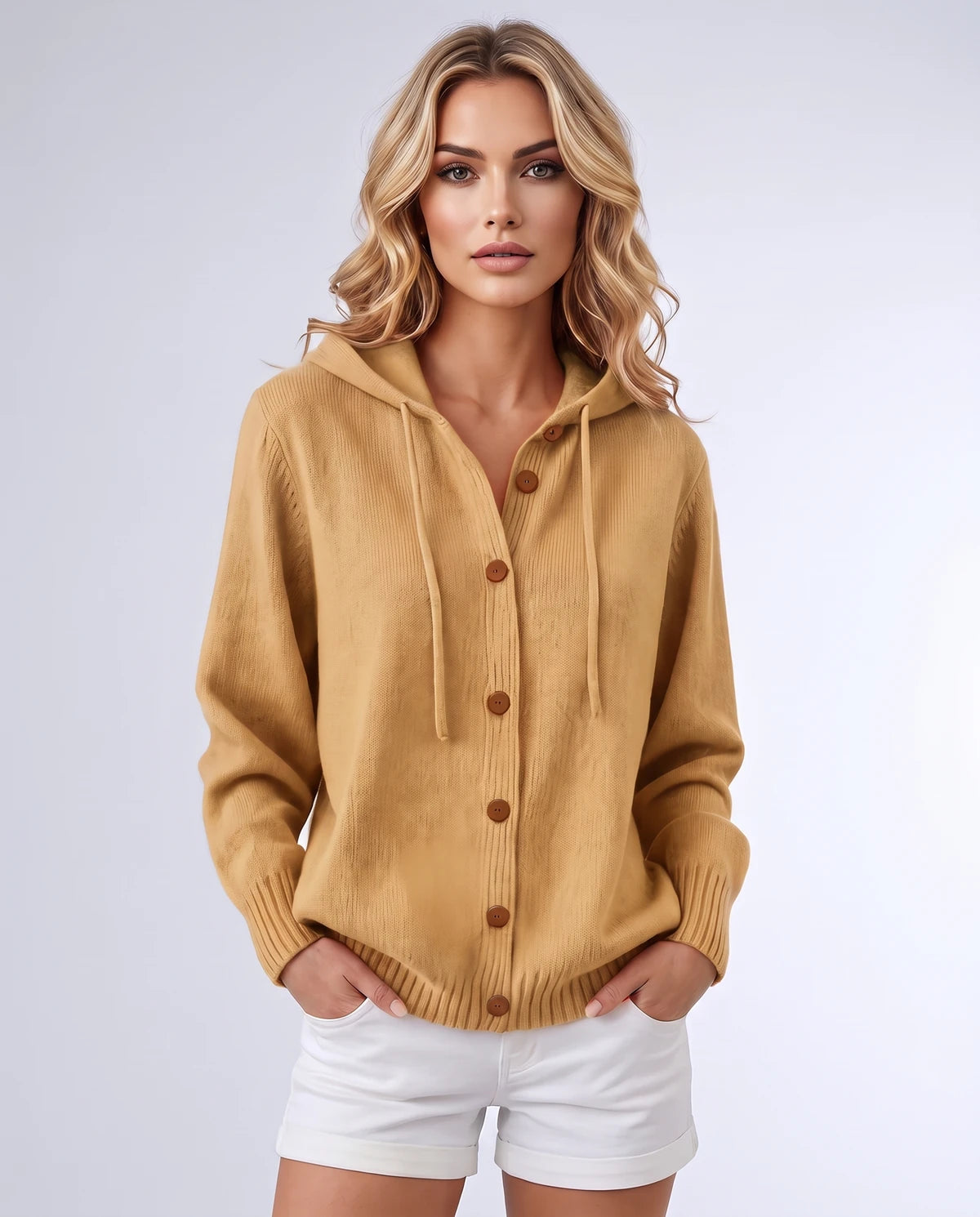 Destinelle Cardigans — Camel