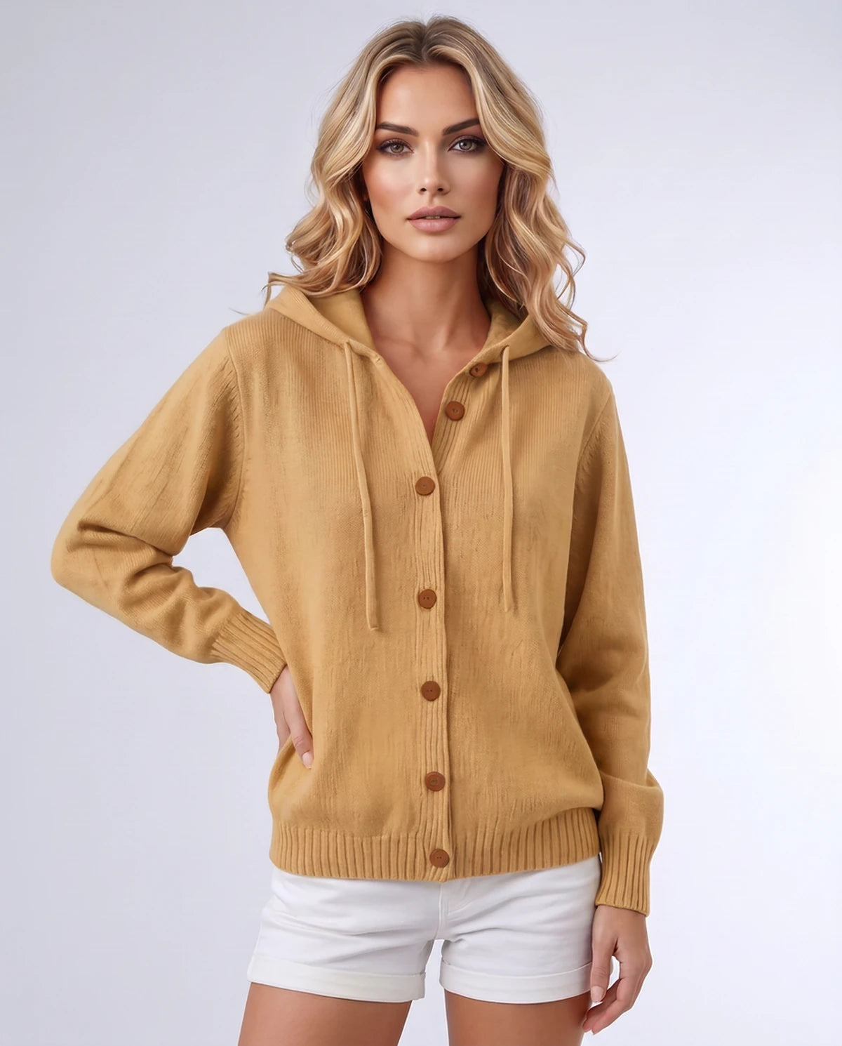 Destinelle Cardigans — Camel | SKU: RB-f5bf67-camel-XS,RB-f5bf67-camel-S,RB-f5bf67-camel-M,RB-f5bf67-camel-L,RB-f5bf67-camel-XL,RB-f5bf67-camel-2XL